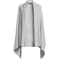 Lands' End Women's CashTouch Shawl Wrap in Dark Grey