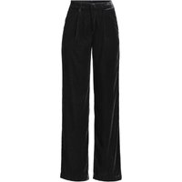 Wide Leg Velvet Trousers