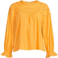 Lands' End Women's Plus Cotton-Modal Voile Top in Orange | Size: 24-26