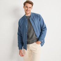 Lands' End Men's Heavyweight Cotton Twill Jacket in Light Blue | Size: Large