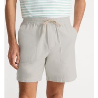 Lands' End Men's Pull-On Canvas Shorts in Light Stone | Size: 2XL