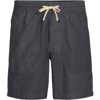 Lands' End Men's Pull-On Canvas Shorts in Dark Grey | Size: XL