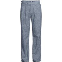 Pleated Linen Cotton Trousers Relaxed Fit 36R