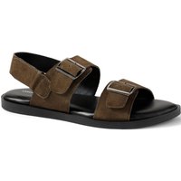 Double Buckle Slingback Sandals