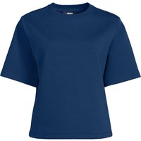 Lands' End Women's Soft Luxe Jersey Crew Neck T-shirt in Navy | Size: 20
