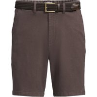 Belted Textured Chino Shorts Slim Fit