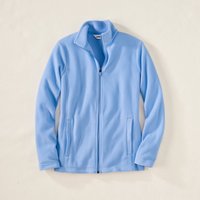Lands' End Women's Anyweather Fleece Jacket in Pale Blue | Size: 14-16