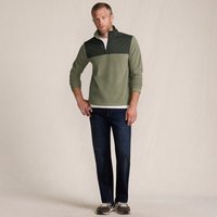 Anyweather Water Repellent Fleece Mixed Media Quarter Zip Pullover