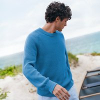 Shaker Rib Drifter Cotton Jumper