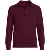 Fine Knit Gauge Triangle Polo Top