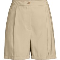 Lands' End Women's Soft Modal Shorts in Ivory | Size: 14