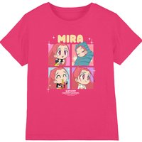 Kpop Demon Hunters Huntrix Mira Chibi Boxes T Shirt Hot Pink