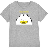 Kpop Demon Hunters Hello Friend Derpy Letter Tee Athl Heather