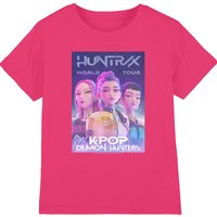 Kpop Demon Hunters Huntrx World Tour Billboard Tee Hot Pink