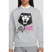 Kpop Demon Hunters Saja Graffiti Wall Sweat Athletic Heather