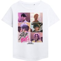 Kpop Demon Hunters Saja Era Grid Fashion T Shirt