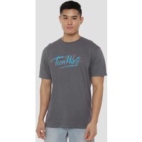 Neon Logo T Shirt Charcoal