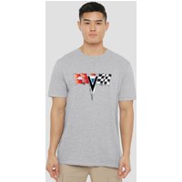 Chevrolet 2Nd Gen Vette Nose Emblem T Shirt Athletic Heather