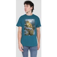Wildlife Misty Canyon Cougar T Shirt Slate