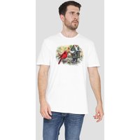 Wildlife Cardinals Rustic Retreat T Shirt