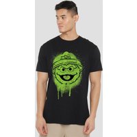 Oscar Grouch Graffiti Spray Face T Shirt
