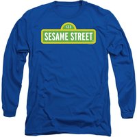 Logo Long Sleeve T Shirt Royal