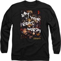 Labyrinth Right Words Long Sleeve T Shirt