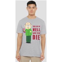 Mr. Garrison Hell T Shirt Athletic Heather