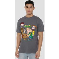 Wild Thornberrys Treasure Hunt T Shirt Charcoal