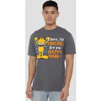 Smiling T Shirt Charcoal