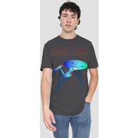 Neon T Shirt Charcoal