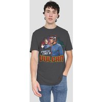 Party Like Vulcan T Shirt Charcoal