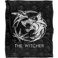 The Witcher Logo Silky Touch Super Soft Throw Blanket 152 X 127 cm in White