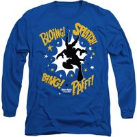 Netflix Asterix & Obelix - Asterix Fight Silhouette Long Sleeve T-Shirt, Royal Blue | Size: Large