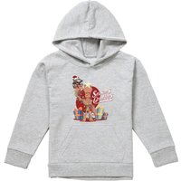 Marvel Guardians Of The Galaxy Seasons Grootings Youth Kids Pull-Over Hoodie, Athletic Heather in Grey | Size: 9-11 Years
