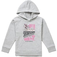 Disney Mickey Mouse Snowtown Ski Youth Kids Pull-Over Hoodie, Athletic Heather in Grey | Size: 9-11 Years