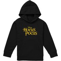 Disney Hocus Pocus Logo Youth Kids Pull-Over Hoodie, Black | Size: 5-6 Years