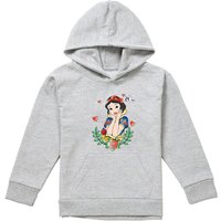 Disney Snow White Fairest Of Them All Youth Kids Pull-Over Hoodie, Athletic Heather in Grey | Size: 5-6 Years