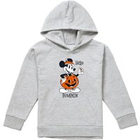 Mickey Mouse Hello Pumpkin Pull Over Hoodie Athletic Heather