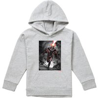 Marvel X-Men Cyclops Blast Youth Kids Pull-Over Hoodie, Athletic Heather in Grey | Size: 7-8 Years