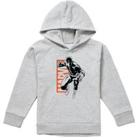 Marvel Black Panther Jump Youth Kids Pull-Over Hoodie, Athletic Heather in Grey | Size: 7-8 Years
