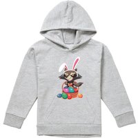 Marvel Guardians Of The Galaxy Sweet Rabbit Youth Kids Pull-Over Hoodie, Athletic Heather in Grey | Size: 12-13 Years