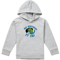 Disney Star Wars My Birthday It Is Youth Kids Pull-Over Hoodie, Athletic Heather in Grey | Size: 9-11 Years