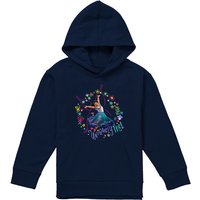 Disney Encanto Uniquely Me With Mirabel Youth Kids Pull-Over Hoodie, Navy | Size: 5-6 Years