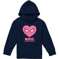 Comics Spiderman Heart Pull Over Hoodie