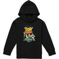 Disney Toy Story Group Youth Kids Pull-Over Hoodie, Black | Size: 5-6 Years