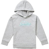 Snow White And The Seven Dwarfs Logo Youth Kids Pull-Over Hoodie, Athletic Heather in Grey | Size: 12-13 Years