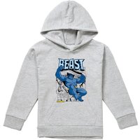 Marvel X-Men Beast Comic Youth Kids Pull-Over Hoodie, Athletic Heather in Grey | Size: 7-8 Years