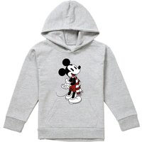 Mickey Mouse Christmas Scarf Pull Over Hoodie Athletic Heather