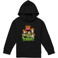 Disney Toy Story Group Terror Youth Kids Pull-Over Hoodie, Black | Size: 7-8 Years